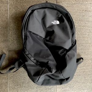 The North Face backpack.